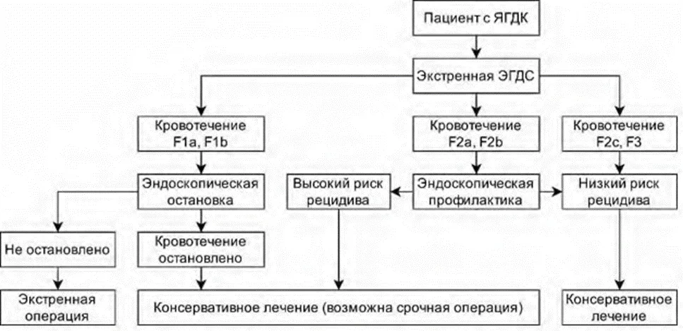 Приложение Б. Алгоритмы действий врача — Язвенная болезнь
