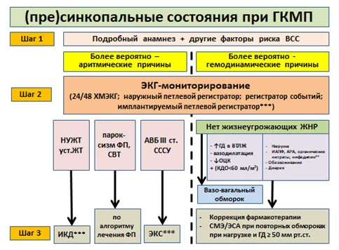 Приложение Б. Алгоритмы действий врача — Гипертрофическая кардиомиопатия