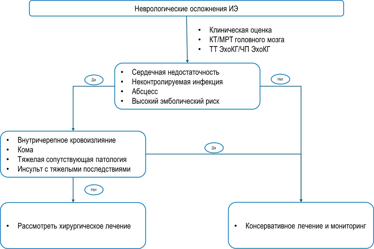 Приложение Б. Алгоритмы действий врача — Инфекционный эндокардит и инфекция внутрисердечных устройств