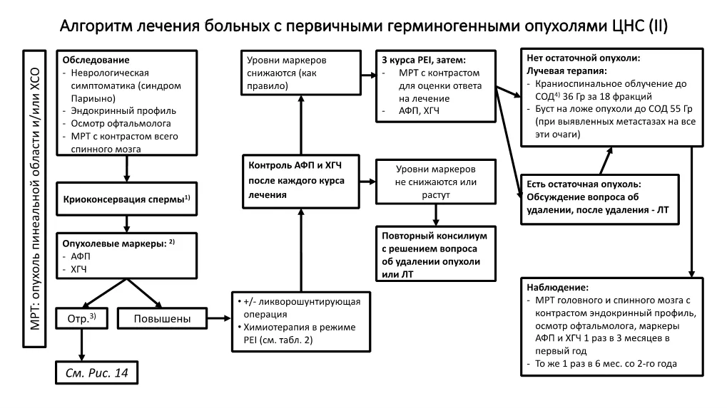 Приложение Б. Алгоритмы действий врача — Первичные опухоли центральной нервной системы