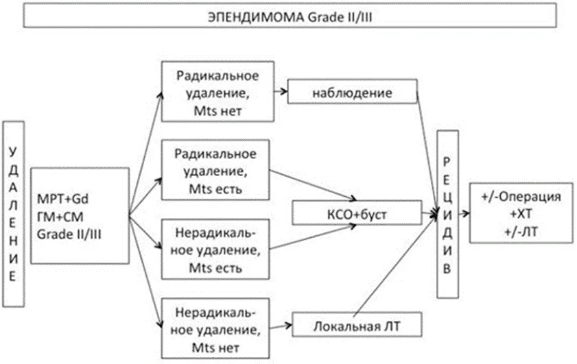 Приложение Б. Алгоритмы действий врача — Первичные опухоли центральной нервной системы
