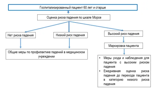 Приложение Б. Алгоритмы действий врача — Падения у пациентов пожилого и старческого возраста