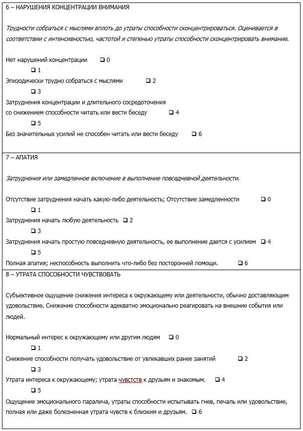 Приложение Г1 - Г... Шкалы оценки, вопросники — Биполярное аффективное расстройство