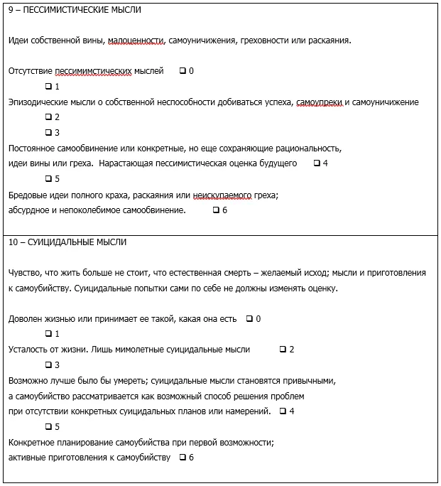 Приложение Г1 - Г... Шкалы оценки, вопросники — Биполярное аффективное расстройство