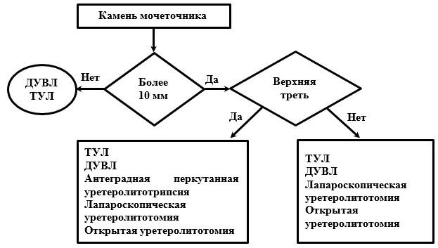 Приложение Б. Алгоритмы действий врача — Мочекаменная болезнь