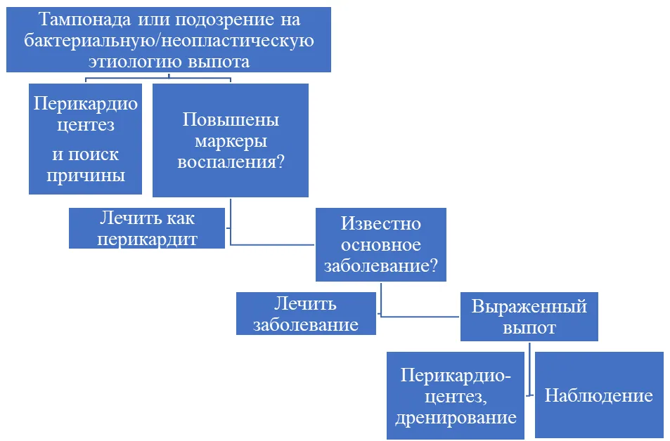 Приложение Б. Алгоритмы действий врача — Перикардиты