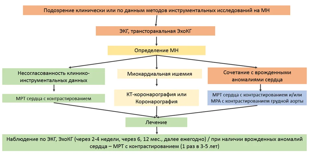Приложение Б. Алгоритмы действий врача — Митральная недостаточность