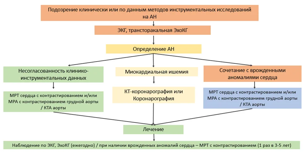 Приложение Б. Алгоритмы действий врача — Аортальная недостаточность